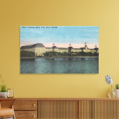 手のひらビーチ, FL - Ext.View of 王室の Poinciana キャンバスプリント (インサイチュ (リビング))