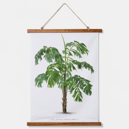 手のひらプリント – ピエテルジョセフ・デ・パネメーカー1832-1904 吊り下げ型タペストリー (正面)