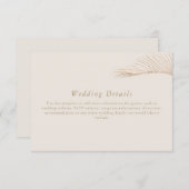 手のひらモダン葉を願う詳細エンクロージャカード エンクロージャーカード (正面/裏面)