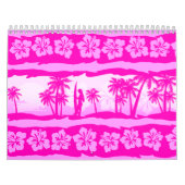 手のひら付きサーファーの女の子 カレンダー (カバー)