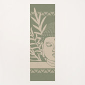 手のひら付き仏頭 – セージ+鳩ヨガマット ヨガマット (正面)