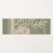 手のひら付き仏頭 – セージ+鳩ヨガマット ヨガマット (正面(横))