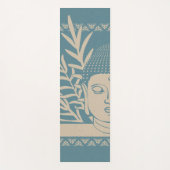 手のひら付き仏頭 – 孔雀+鳩ヨガマット ヨガマット (正面)