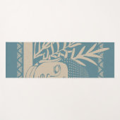 手のひら付き仏頭 – 孔雀+鳩ヨガマット ヨガマット (正面(横))