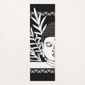 手のひら付き仏頭 – 石炭+雪ヨガマット ヨガマット (正面)