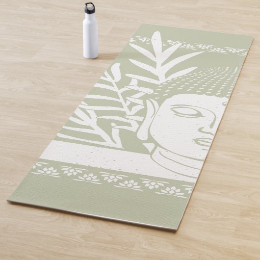 手のひら付き仏頭 – 茶+雪ヨガマット ヨガマット (インサイチュ)