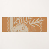 手のひら付き仏頭 – 錆+鳩ヨガマット ヨガマット (正面(横))