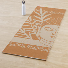 手のひら付き仏頭 – 錆+鳩ヨガマット