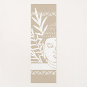 手のひら付き仏頭 – 鳩+雪ヨガマット ヨガマット (正面)