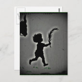 手のひら付き小僧 ポストカード (正面/裏面)