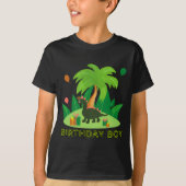 手のひら付き恐竜 Tシャツ (正面)