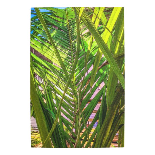 手のひら失ったに入るメタルウォールアート メタルプリント (正面)