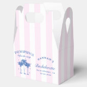 手のひら春の前にリングや輪ブルーバチェロレッテ フェイバーボックス (オープン)