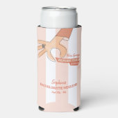 手のひら春の前のリングや輪バチェロレッテ スリム缶クーラー (Seltzer正面)