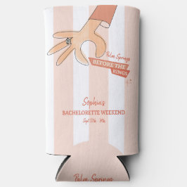 手のひら春の前のリングや輪バチェロレッテ スリム缶クーラー