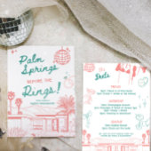 手のひら春の前のリングや輪バチェロレッテ 招待状