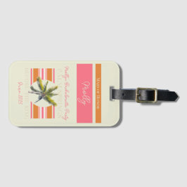 手のひら春の前のリングや輪-レトロバチェロレッテ ラゲッジタグ