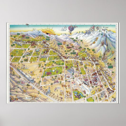 手のひら春の地図 ポスター (正面)