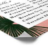 手のひら春の座席表 ポスター (角)