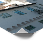 手のひら春カリフォルニア写真 ポスター (角)