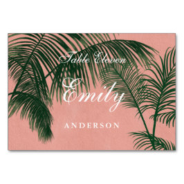 手のひら春テーブル座席表 テーブルナンバー