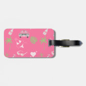手のひら春バチェロレッテパーソナライズされたラゲッジタグ ラゲッジタグ (裏面横)