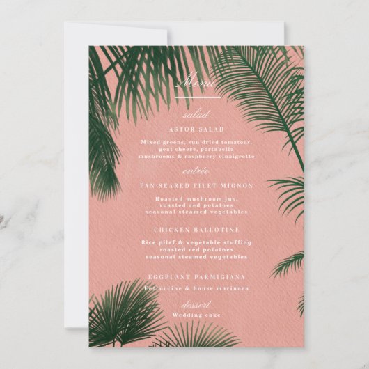 手のひら春メニュー (正面)