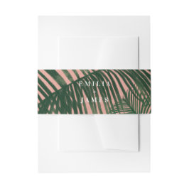 手のひら春ラップ 招待状ベリーバンド