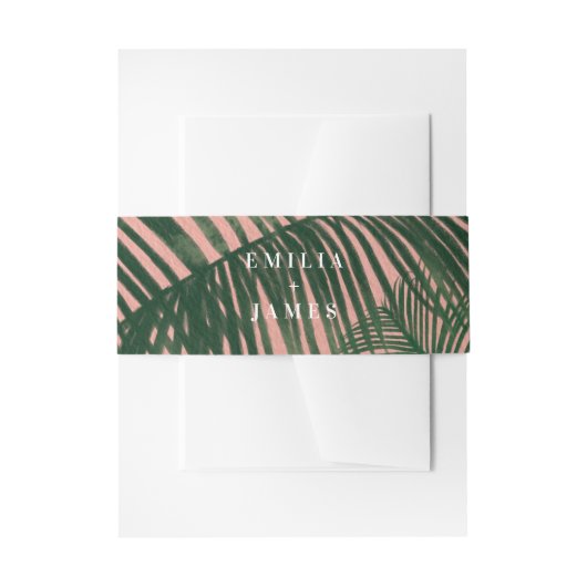 手のひら春ラップ 招待状ベリーバンド (正面例)