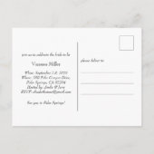 手のひら春、カリフォルニアポストカード ポストカード (裏面)