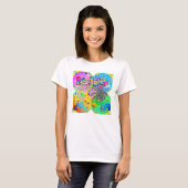 手のひら春Quadro Seasons Tシャツ (正面フル)