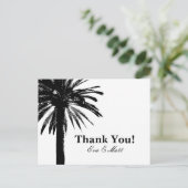 手のひら結婚の木の画像を持つカードに感謝 ポストカード (スタンド正面)