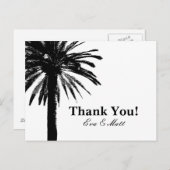 手のひら結婚の木の画像を持つカードに感謝 ポストカード (正面/裏面)