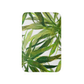 手のひら葉の手のパ色彩の鮮やかターン バスマット (正面縦)