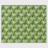 手のひら葉の手のパ色彩の鮮やかターン ラッピングペーパー (フラット)