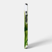 手のひら葉の手のパ色彩の鮮やかターン iPhoneケース (左側面)