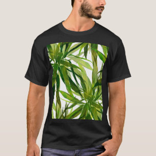 手のひら葉の手のパ色彩の鮮やかターン Tシャツ