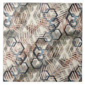 手のひら葉の鎖。 タイル (正面)