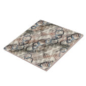 手のひら葉の鎖。 タイル (側面)