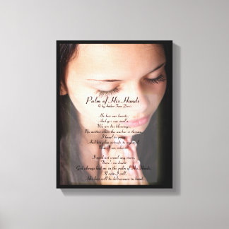 手のひら詩4キャンバスのキャンバス印刷 キャンバスプリント