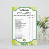 手のひら誕生日がゲームを繰り返す (スタンド正面)