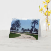 手のひら退職 カード (黄色い花)