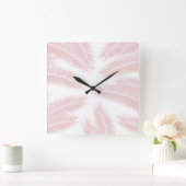 手のひら離れの仕上げパターン3 スクエア壁時計 (ホーム)