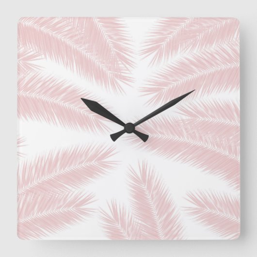 手のひら離れの仕上げパターン3 スクエア壁時計 (正面)