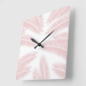 手のひら離れの仕上げパターン3 スクエア壁時計 (傾斜)