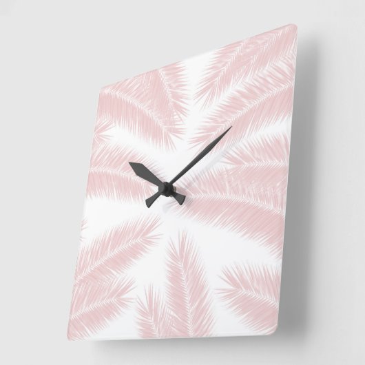 手のひら離れの仕上げパターン3 スクエア壁時計 (傾斜)