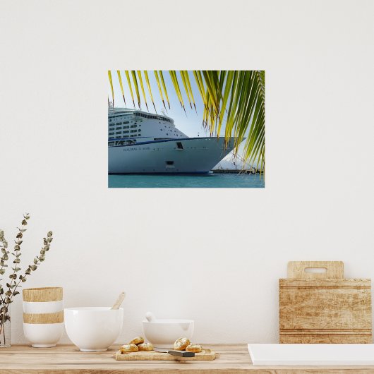 手のひら額弓 ポスター (キッチン)