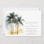 手のひら風の動く発表 招待状 (正面)