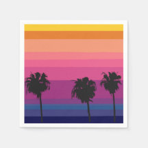 手のひら鮮やかのシルエットの海夕日