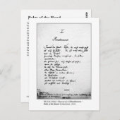 手のひら ポストカード (正面/裏面)